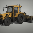 0-render-ia-1788022109670.png Kirovets K-744 – 4WD Tractor with Disc Harrow STL 3D Print Model