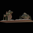 my_project-8.png two perch scenery in underwather for 3d print detailed texture