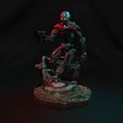 R74K.jpg Helldivers 2 Statue Full 2 heads game Automaton