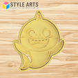 BABY-SHARK-SOLO.png Baby shark cookie and dough cutter - Cookies cutters