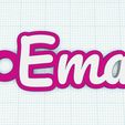 Ema.jpg Fancy Keychain Name Tag - Ema