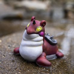 Chonky-Nessie-1.jpg STL file Chonky Nessie / Fat Lapras・3D printing template to download