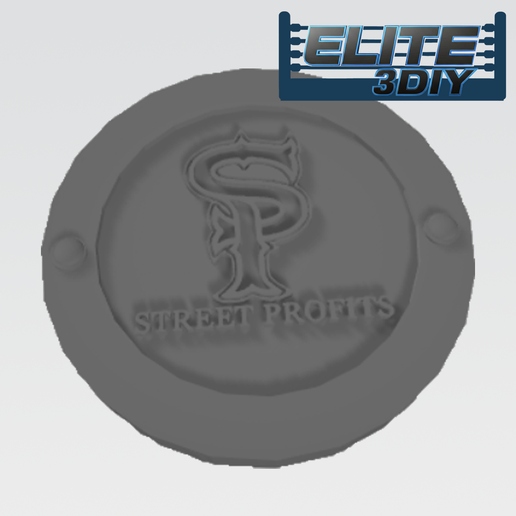 WWE Street Profits Side Plate 3D model