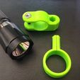 IMG_0070_display_large.jpg Бесплатный STL файл Bike FlashLight Quick Release Mount・3D-печатный объект для загрузки