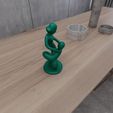 untitled2.jpg 3D Mom and Child Dance Decor With 3D Stl Files, 3D Printing File, for Mom, Home Decoration, 3D Print, Lover Gift, 3D Home Decor, Cute decor