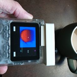 cupheat.jpg Fichier STL gratuit Caméra thermique infrarouge (IR) Odroid Go・Idée pour impression 3D à télécharger