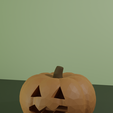 pumpkin_decimated_face.png Low Poly Pumpkin With Face