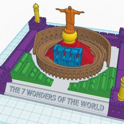 🆕 New 7 Wonders Puzzle・Free STL File for ・Cults