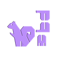 animal_squirrel.stl Basit Hayvanlar 5