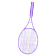 STL.stl Tennis Racket TENNIS PLAYER GAME 3D MODEL FIELD STADIUM SCENE PING PONG TABLE TENNIS BALL