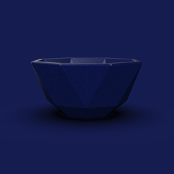 26dc4c5f-10a1-4df5-97dd-f6b753e6ca5b.png Free STL file 81. Facet Origami Geometric Bonsai Pot - V22 - Hinata (Inches)・3D print model to download