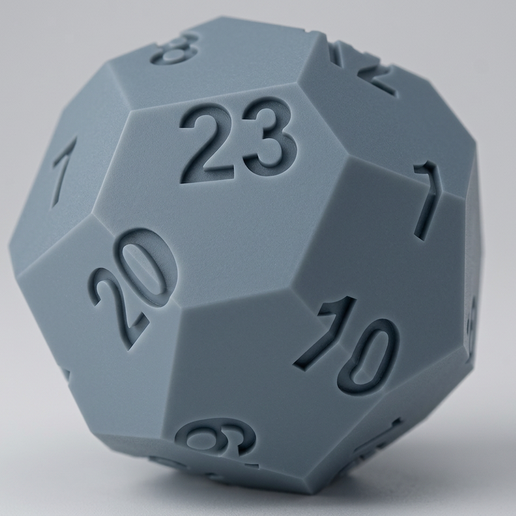 🎲 Dice d23 (DICE-CUS-23-1)・ 3D File for 3D printing・Cults