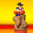 gg0006.png Goku - Dragonballz Bust - 3d Printable