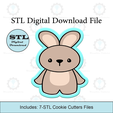 Etsy-Listing-Template-STL.png Bunny Cookie Cutter | STL File