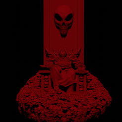 corne-WIP.png Fichier STL CORN (dieu du sang)・Design pour imprimante 3D à télécharger