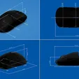 il_1140xn5671103512_a7zb.webp ZS-VM, Razer Viper Mini Inspired 3D Printed Symmetric Wireless Mouse G305 Design (trashed)