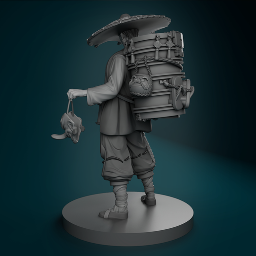 🗡️ Japanese shinobi・ STL File for 3D printing・Cults