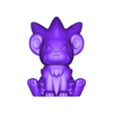 Luxray.stl POKEMON - CHIBI LUXRAY (EASY PRINT NO SUPPORT)