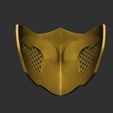 10.JPG Mortal Kombat X - Scorpion's mask For Cosplay