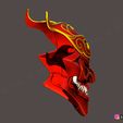 06.jpg Shan Hai Scrolls Jhin Mask - Jhin God - League Of Legends 3D print model