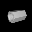 HC-250-5-wireframe.png Pipe Coupling 1/4" NPT