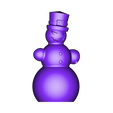 Evil snowman 1.STL bonhomme de neige mal