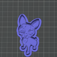 23e.png Chihuahua scary cookie cutter Cortagalletas
