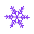 Copo VI.stl Geometric Snowflake - Fractal Elegance VI