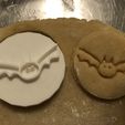 IMG_1597.JPG Cookie stamp with cookie cutter - bat