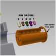 key-lock-004.jpg Fichier STL Mécanisme de verrouillage à clé éducative・Design à télécharger et à imprimer en 3D