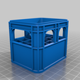 AAA_stackable_beer_crate.png No supports / Stackable  Beer Crate battery holders & Lids
