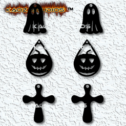 project_20231021_1638530-01.png 3 pair of Witchy Earrings Witchcraft jewelry halloween jewelry for costume