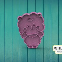 | CUTTERDESIGN COOKIE CUTTER MAKER STL file Jin BT21・3D printable model to download