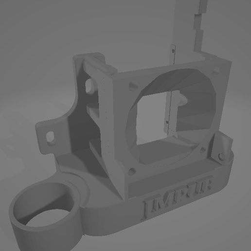 ender 3 Duct com autolev 3D model