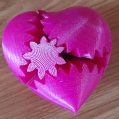 PLA-gear-heart_display_large.jpg Fichier STL gratuit PLA Heart Gears pour Réplicateur 2・Design à télécharger et à imprimer en 3D