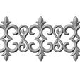 F-M-3-00.JPG Floral scroll pattern relief strip