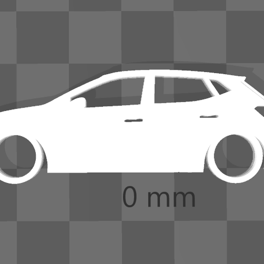 Key ring Seat Ibiza 6F 3D model
