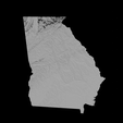 1.png Topographic Map of Georgia – 3D Terrain