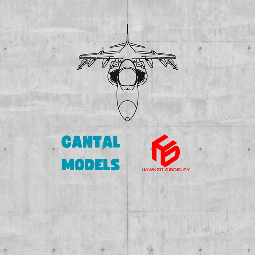 HARRIER JUMP JET #1 | 2D WALL ART