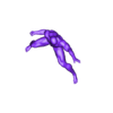 SILVER SURFER BODY STL.stl SILVER TORNADO MAN SURFING
