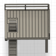 1_18-Mezzanine-de-garage-style-A-3.png 1/24 Mezzanine de garage 1 / Garage mezzanine floor diecast