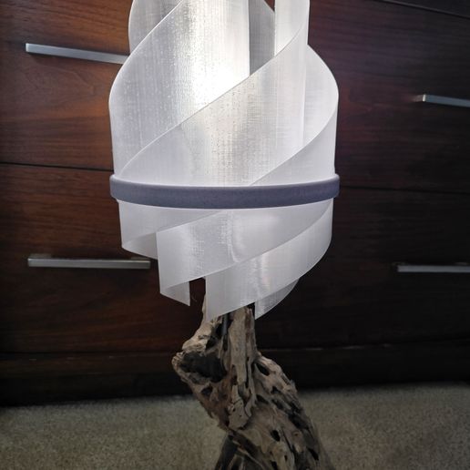 Double helix lamp shade - 3D model önizlemesi