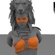 untitled.430.jpg Bust Wolf Woman Bust Wolf Woman Amerindian Amerindian ornament