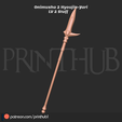 Printhub-Thumbnail1.png Hyoujin-Yari Level 2 – Onimusha 2 Inspired Ice Spear – 3D Printable Staff Prop