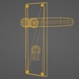 15.jpg Door Handle 3D Model