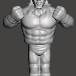kofi-kingston.png Archivo OBJ wwf wwe aew ecw wcw・Modelo de impresión 3D para descargar