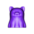 Ghost_Cat_Solid.stl Chat fantôme mignon STL