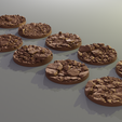 ovw2.png 10x 32mm base with stoney barren ground (+toppers)