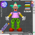 Mesa-de-trabajo-416.png KRUSTY THE CLOWN CLOWN BAR SIMPSON FLEXI DOLL - 3MF - IN - PLA