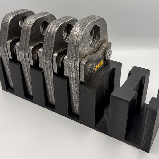 PEX Press Jaw Organizer – 2 to 6 Slots (REMS Compatible)